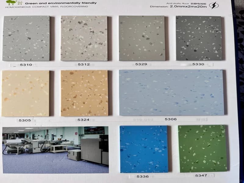 measuring vinyl floor wear layer thickness